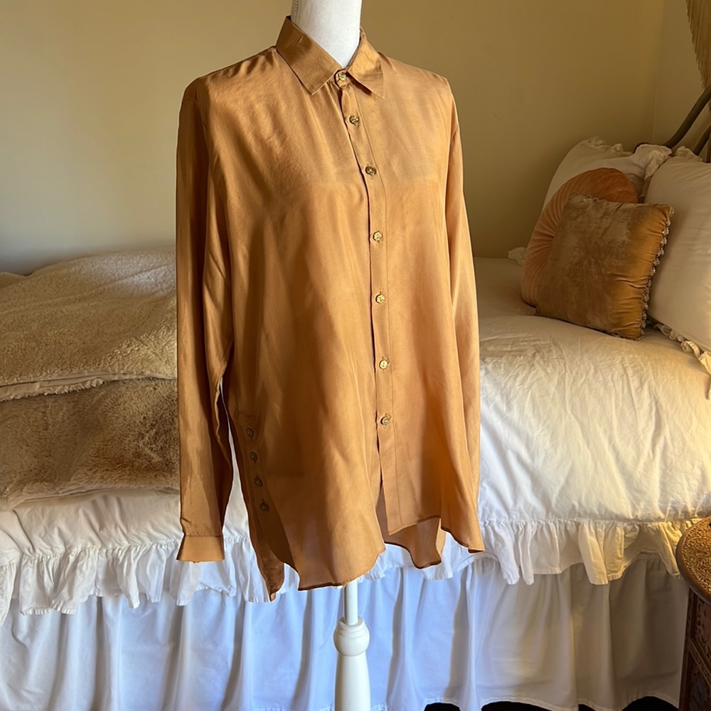 HABUTAI BLOUSE - Silk Blouse size L